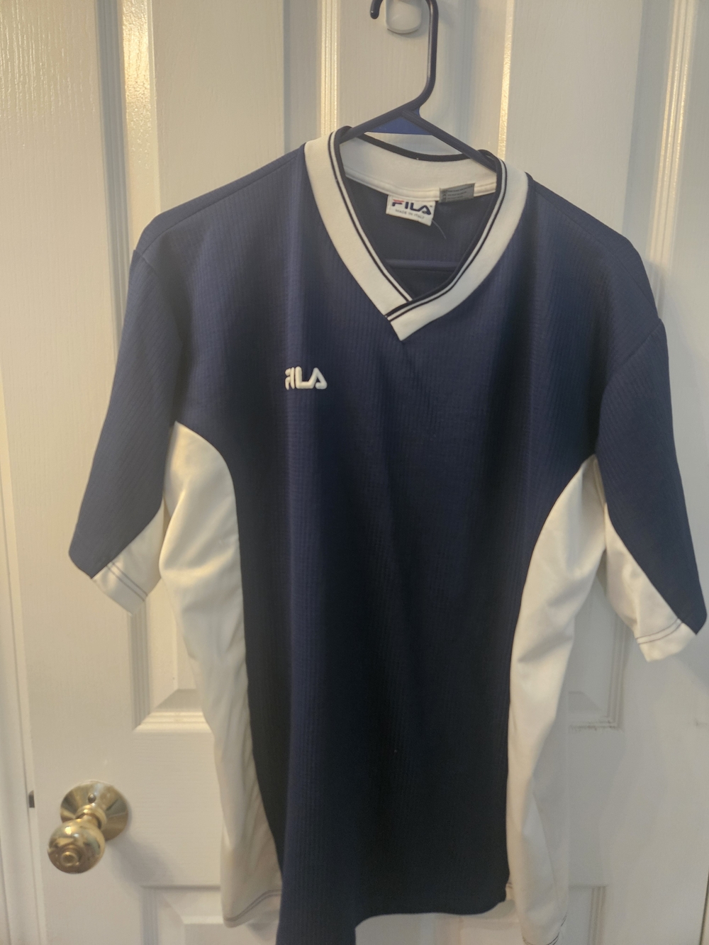 🎉 6 Items/$15 🎉 Men's FILA Blue & White Athletic Shirt